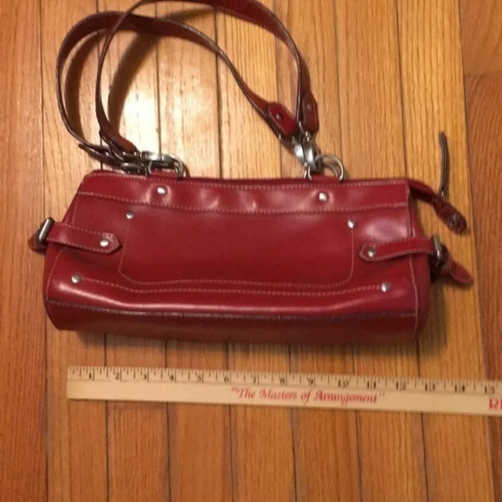 Emilie m. deep red‎ handbag